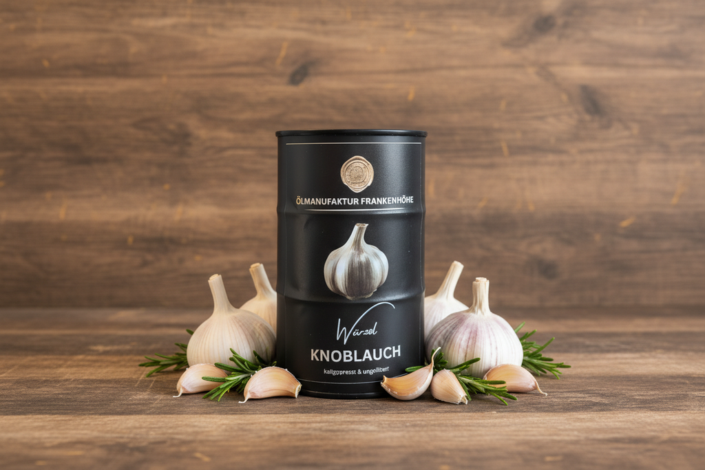 Knoblauch Rustikale Szene